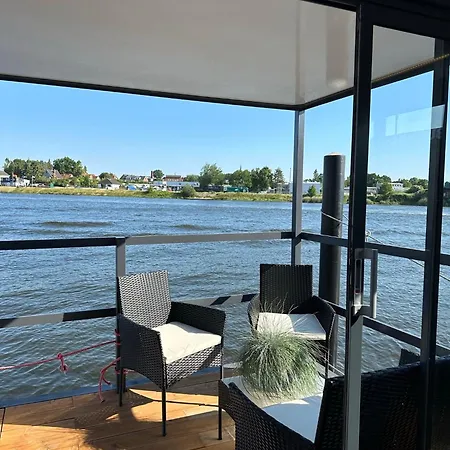 Premium Hausboot Trave Traum Apartament Lubeka