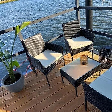 Premium Hausboot Trave Traum Appartamento Lubecca